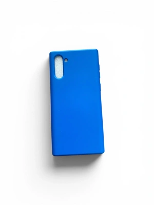 SAMSUNG NOTE10 BLUE MAVİ SİLİKON KILIF
