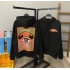 Psychedelic Vision Oversize Sweatshirt-SİYAH