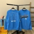 Sırt Baskı Oversize Sweat-MAVİ