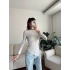 Asimetrik Yan Lastik Bluz - BEJ