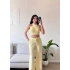 Keten Halter İkili Takım - SARI