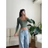 Ara Biyeli Crop - YEŞİL