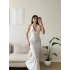 Arina Halter Aksesuar Elbise - BEYAZ