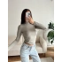 Balıkçı Yaka Buzzy Crop - MİNT