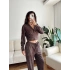Batik Modal İkili Takım - KAHVE