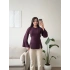 Bel Bağlamalı Çift Yırtmaç Bluz - MÜRDÜM