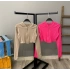 Biyeli Kaşkorse Crop Hırka-BEJ