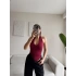 Boyun Geçmeli Bodysuit - BORDO