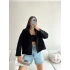 Cep Detay Kaşe Ceket - SİYAH