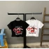 Cherries Crop T-shirt-SİYAH