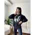 Cowboy Oversize Sweat - SİYAH