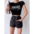 Crop T-shirt-SİYAH