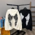 Dark Angel Unisex Oversize Sweatshirt-BEYAZ