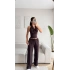 Degaje Bluz Pantolon Takım - KAHVE