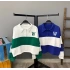 Düğmeli Polo Yaka W Oversize Sweat-YEŞİLBEYAZ