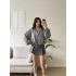 Ekose Bomber Ceket - GRİ EKOSE