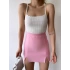 Fitilli Askılı Crop-BEYAZ