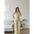 Garnili Straplez İkili Takım - SARI