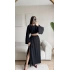 Gofre Oversize Takım - SİYAH