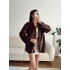 Gold Fox Kaşe Kaban - KAHVE