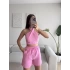 Halter Şortlu İkili Takım - PEMBE