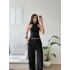 Halter Yaka Sandy Takım - SİYAH