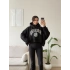 Harvard Fermuarlı Oversize Sweat - SİYAH