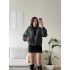 Kaşe Bomber Ceket - FÜME