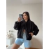 Kaşe Bomber Ceket-SİYAH