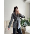 Kemerli Blazer Ceket - ANTRASİT