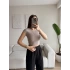 Kısa Kol Basic Crop - VİZON