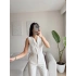 Kolsuz Degaje Bodysuit - BEYAZ