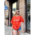 Live For Glory Unisex Oversize T-shirt-KIRMIZI