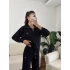 Modal Fermuar Sweat & Pantolon Takım - SİYAH