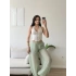 Müslin Balon Pantolon - YEŞİL