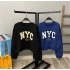 Nyc Crop Sweat-SİYAH
