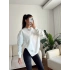 Oversize Basic Sweat - BEYAZ