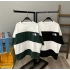 Parçalı Unisex Oversize T-shirt-BEYAZYEŞİL