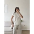 Poplin Balon Pantolon Takım - BEYAZ