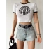 Positive State Of Mind Crop-BEYAZ