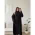 Premium Hırkalı Triko Elbise Takım - SİYAH