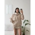 Premium Şal Detay Süet Bomber - BEJ