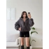 Premium Teddy Oversize Bomber - FÜME