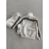 Şerit Detay Unisex Eşofman Takımı-BEYAZ