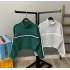 Şeritli Fermuar Detay Oversize Sweat-YEŞİL