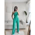 Tek Omuz Crop & Pantolon Takım - BENETTON YEŞİLİ