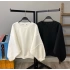 Yarasa Kol Unisex Oversize Sweat-BEYAZ