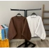 Yarasa Kol Unisex Oversize Sweat-KAHVE