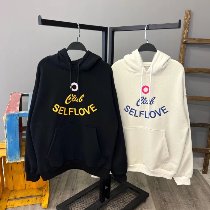 Club Selflove Oversize Sweat-SİYAH