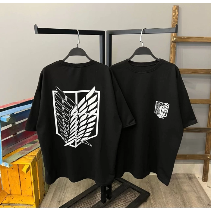 Titan Unisex Oversize T-shirt-SİYAH